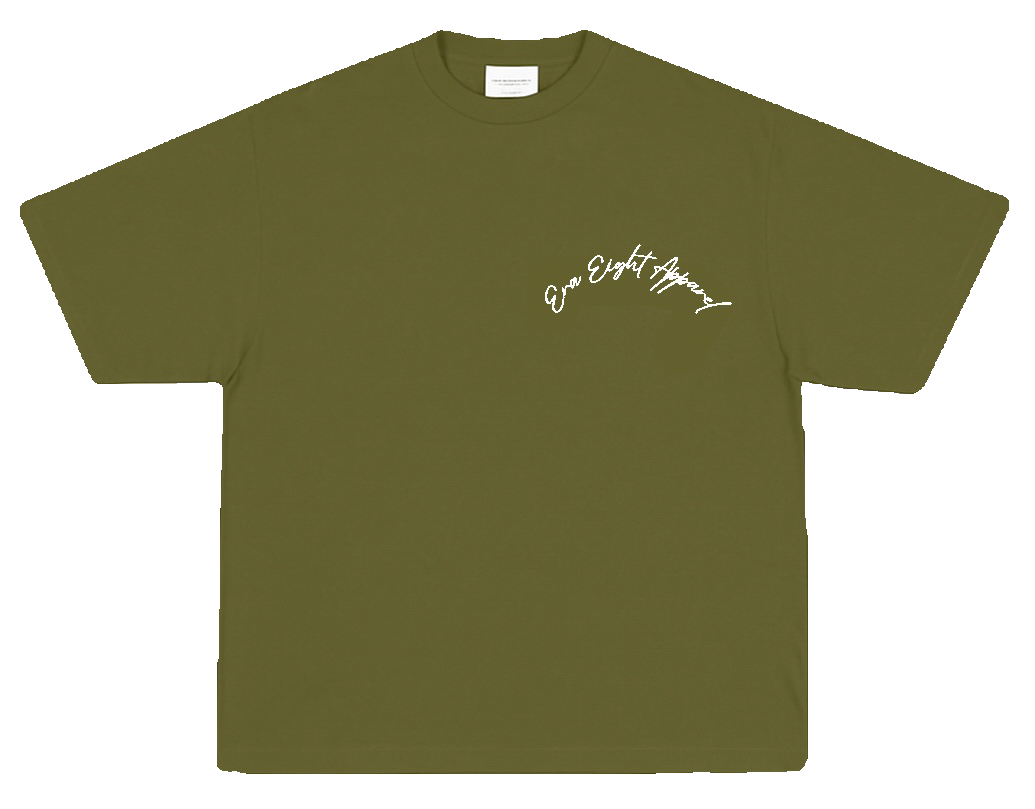 Era 8 Apparel oversized tee in military green